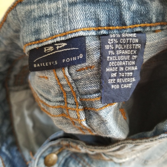 Kids Light Blue Jean Shorts - Picture 3 of 4